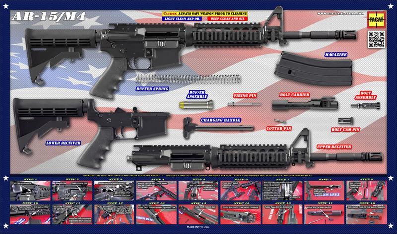 Land of the Free AR-15 Poster - Tactical Atlas