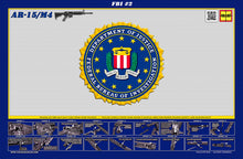The FBI M4 Padded Gun Cleaning Mat by Tactical Atlas - Tactical Atlas