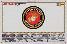 The United States Marine Corps M4 Padded Gun Cleaning Mat by Tactical Atlas - Tactical Atlas