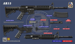TACAT Pro M4 / AR-15 Gun Cleaning Mat (Baltimore PD) - Tactical Atlas