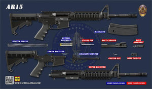 TACAT Pro M4 / AR-15 Gun Cleaning Mat (LAPD) - Tactical Atlas