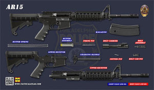 TACAT Pro M4 / AR-15 Gun Cleaning Mat (Philadelphia PD) - Tactical Atlas